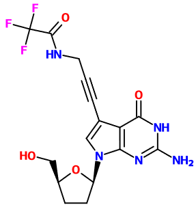 (image for) MC080809 7-TFA-ap-7-deaza-2',3'-dideoxyguanosine